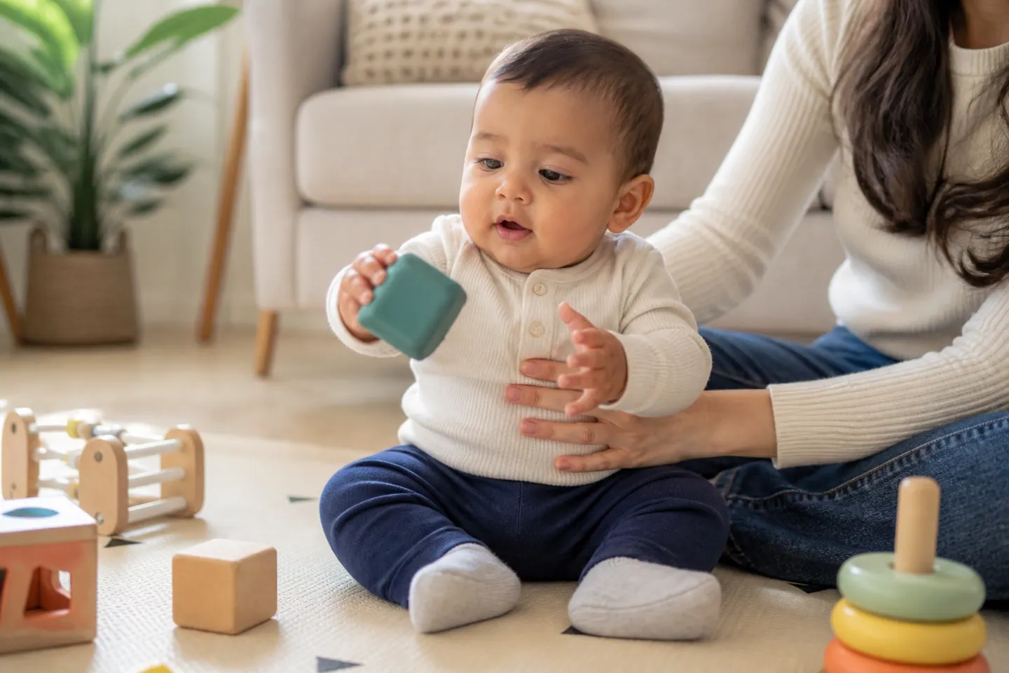 Hitos del bebé a los 6 meses: nuevas habilidades y actividades